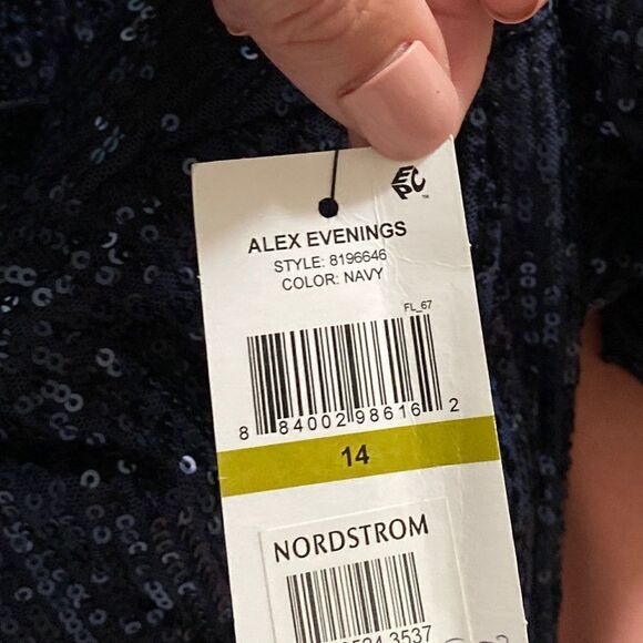 Alex Evenings Knot  Design Dress - Picture 6 of 8